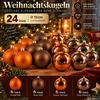 Weihnachtskugeln Outdoor 24er Set Ø10cm Christbaumkugeln Produktbild-Vorschau 5