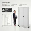 JAN NOWAK Szafa Socjalna Metalowa Gospodarcza BHP Podgląd zdjęcia produktu 9
