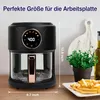 Air Fryer Glas 6L Heißluftfritteuse digital einstellbar Produktbild-Vorschau 2