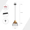 Rattan Pendelleuchte Wohnzimmer Tischleuchte Boho Käfig Produktbild-Vorschau 3