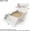 Holzbett Einzelbett 90x200 cm Jugendbett/Kinderbett mit Produktbild-Vorschau 6
