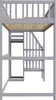 Letto a soppalco Merax 90x200 con scale e ripiano Anteprima dell’immagine prodotto 7