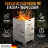 Dizajnový kôš na oheň s motívom sekáča TiKo - Born to be Náhľad obrázku produktu 4