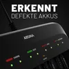 ABSINA Akkuladegerät für AA, AAA & 9V - Batterieladegerät Produktbild-Vorschau 3