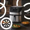 Heißluftfritteuse 8L,  Airfryer 1800W, 12 Programme Mit Produktbild-Vorschau 6