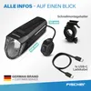 Nabíjecí přední světlo FISCHER LED 100 luxů s funkcí Náhled obrázku produktu 7