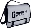 Graue Umhängetasche mit dem Logo "singing rock" und einem nach oben zeigenden Pfeil; geeignet für mobiles Anschlagsystem. Produktbild-Vorschau