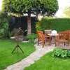 Mangeoire pour oiseaux Relaxdays avec support, toit Voir les images du produit 2