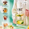 Wasserkaraffe 1.8 Liter Glaskaraffe mit Deckel Leicht Produktbild-Vorschau 4