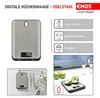 EMOS Digitale keukenweegschaal, zilverkleurig, model EV026 Productafbeelding-voorbeeld 20