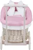 LUNA Puppenwagen aus Weide 48X28 H26/47 CM Produktbild-Vorschau 7