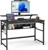 Mondeer Bureau Bureau informatique avec support d'écran et Voir les images du produit 1