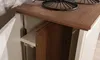 Runder Chesterfield Polster Hocker Fußhocker Ottomane Rund Produktbild-Vorschau 10