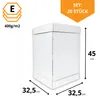 KAPAK 20er Tortenkarton Weiß 32,5x32,5x45 cm für hohe Produktbild-Vorschau 2