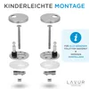 Lavur Sedile WC in duroplast con chiusura ammortizzata fino Anteprima dell’immagine prodotto 2