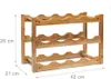 relaxdays stojan na víno hnedý 42,0 x 21,0 x 28,0 cm Náhľad obrázku produktu 6