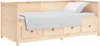 vidaXL: Cama de día sin colchón, 75x190 cm, madera maciza Vista previa de la imagen del producto 3