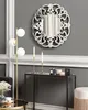 BELIANI Wandspiegel Silber MDF-Platte Glas Rund 70 cm Produktbild-Vorschau 2