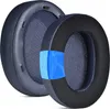 A close-up, cutaway view of two headphone ear pads, showing their layered construction. Podgląd zdjęcia produktu
