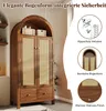 Szafa z 2 drzwiami i 2 szufladami, 78 x 181 x 45 cm, styl Podgląd zdjęcia produktu 7