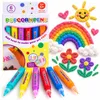 3D reliéfové fixy, 6 barev, vhodné pro děti, pro kreativní Náhled obrázku produktu 1