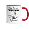 Nur Die Besten Papas Werden Zum Opa Befördert Tasse Rot Produktbild-Vorschau 2