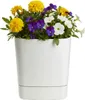 HowHomely | Pflanzgefäß - Blumentopf mit Untersetzer - Produktbild-Vorschau 1
