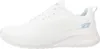 A single white sneaker with light blue accents is shown against a white background. Anteprima dell’immagine prodotto