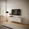 Selsey Tovi - TV-Schrank 3-türig, 140 cm, Weiß / Holzoptik Produktbild-Vorschau 3
