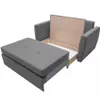 BELLA 120 Sofa mit Schlaffunktion (Dunkelgrau - Metro 90 + Produktbild-Vorschau 5