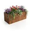 Pflanzkübel Holz massiv TAVO35 99x37x35 cm - Wetterfester Produktbild-Vorschau 1