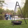RedFire Barbecue Trépied 172 cm Noir – Grille Suspendue Voir les images du produit 7