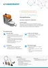 A technical data sheet for a Sauermann Si-10 Univers'L Schwingkolbenpumpe, featuring product images and descriptive text. Podgląd zdjęcia produktu
