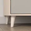Jugendzimmer Eckschrank in Sandbeige mit grau fühlbare Produktbild-Vorschau 3