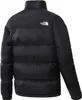 The back view of a black puffer jacket. Produktbild-Vorschau