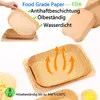 Backpapier für Heißluftfritteuse, 100 Stück – Airfryer Produktbild-Vorschau 3