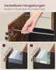 VASAGLE Rollcontainer, abschließbar, Aktenschrank mit 2 Produktbild-Vorschau 4