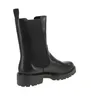 A black leather Chelsea boot shown from the side against a white background. Produktbild-Vorschau