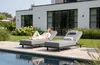 Sonnenliege Ostuni | Crepe Grey & Black | Aluminium und Produktbild-Vorschau 2