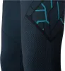 A close-up view of a dark blue thermal set with a geometric teal pattern. Podgląd zdjęcia produktu