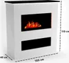 GLOW FIRE Elektrokamin 'Brecht' | Wasserdampf Kamin mit OMC Produktbild-Vorschau 3
