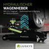 Juskys Wagenheber 2,5 t, hydraulisch mit Transportbox & Produktbild-Vorschau 2