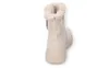 A single beige boot with fur lining is shown from the back on a white background. Produktbild-Vorschau