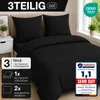 Komfortec Premium Bettwäsche 240x220 cm Bettbezug + 80x80 Produktbild-Vorschau 2