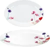 2x Marie Servierplatte oval Porzellan 35,5x24,3cm Blumen Produktbild-Vorschau 2