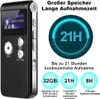 32 GB Sprachrekorder mit Mikrofon – 1536 kbps HD Digitaler Produktbild-Vorschau 4