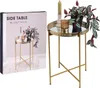 H&S Decoration | Tavolino - 36x36x47 cm - Oro - Metallo - Anteprima dell’immagine prodotto 4