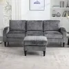 okwish Relaxsofa,4-Sitzer Sofa mit Hocker & Produktbild-Vorschau 2