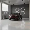 LED stropní svítidlo MasterLED Hexagon, 5 lumenů, 240 W, Náhled obrázku produktu 7