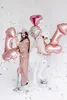 Pallone in foil Same Penis Forever 46x88cm oro rosa Anteprima dell’immagine prodotto 3